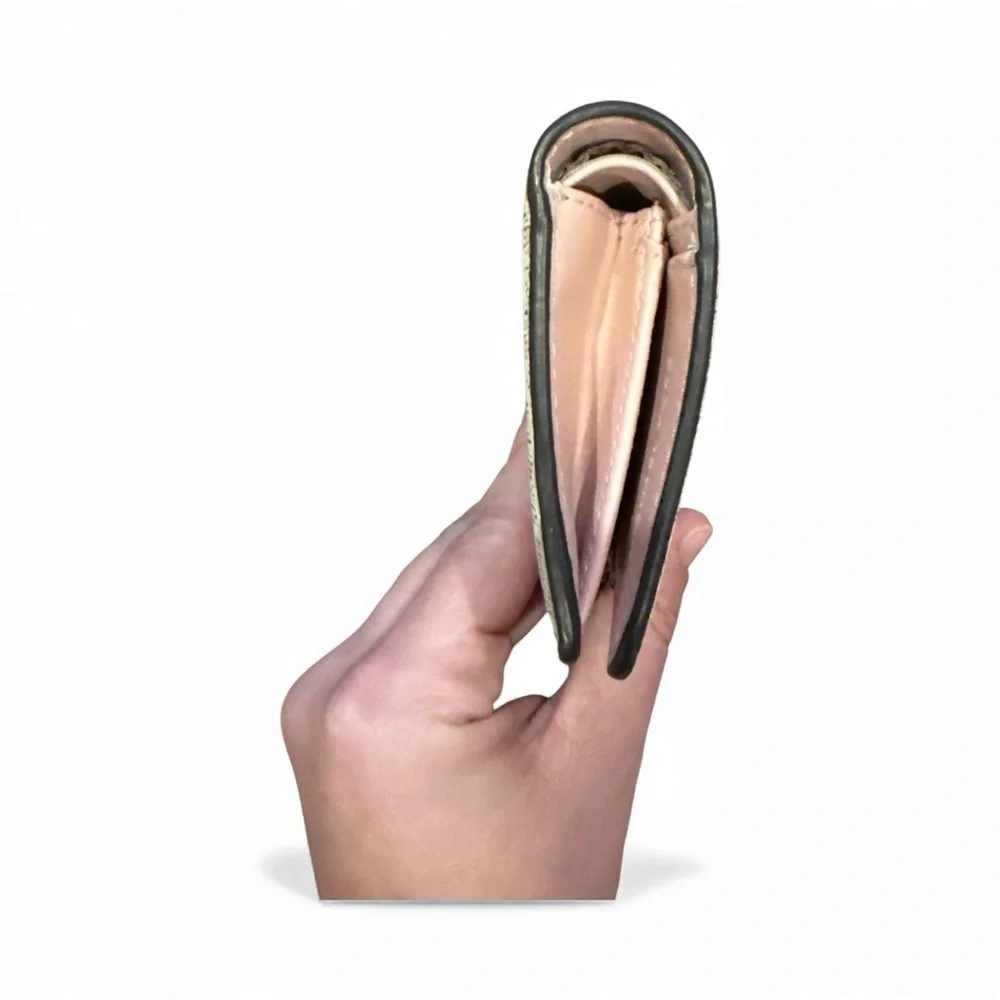 Michael Kors Cream Monogram Wallet